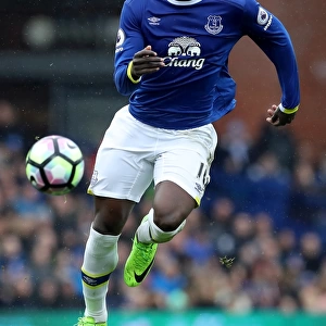 Everton's Romelu Lukaku in Action against Hull City at Goodison Park, Premier League 2017 - PA Wire Image