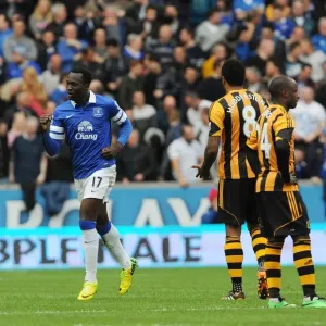Everton's Romelu Lukaku Celebrates Double Strike Against Hull City (11-05-2014) Everton's Romelu Lukaku Celebrates Double Strike Against Hull City (11-05-2014)