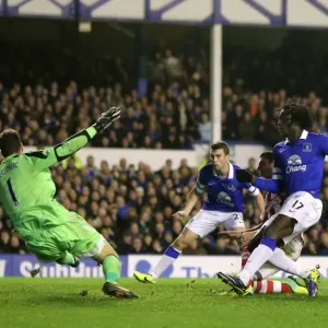Everton's Romelu Lukaku Nets Fourth Goal in Dominant 4-0 Win Over Stoke City at Goodison Park Everton's Romelu Lukaku Nets Fourth Goal in Dominant 4-0 Win Over Stoke City at Goodison Park