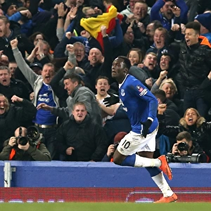 Everton's Romelu Lukaku Scores First Goal in FA Cup Quarterfinal Against Chelsea at Goodison Park