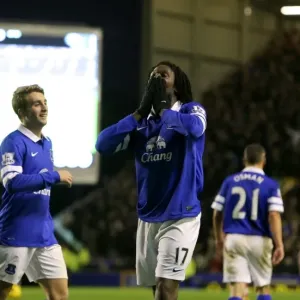 Everton's Romelu Lukaku Scores Fourth Goal Against Stoke City in Premier League Everton's Romelu Lukaku Scores Fourth Goal Against Stoke City in Premier League