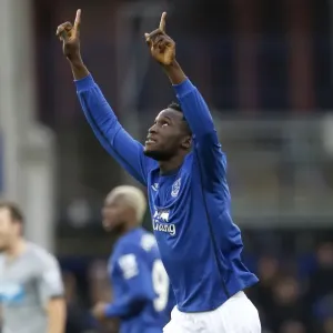 Everton's Romelu Lukaku Scores Second Goal Print