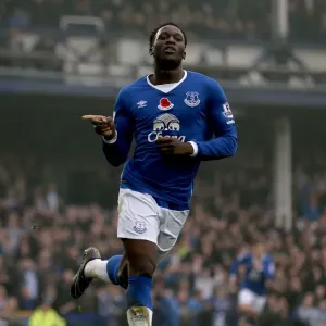 Everton's Romelu Lukaku Scores a Stunning Fourth Goal: Everton 4-0 Sunderland (Barclays Premier League, Goodison Park) Everton's Romelu Lukaku Scores a Stunning Fourth Goal: Everton 4-0 Sunderland (Barclays Premier League, Goodison Park)