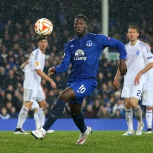 Everton's Romelu Lukaku in UEFA Europa League Action: Everton vs Dynamo Kiev Everton's Romelu Lukaku in UEFA Europa League Action: Everton vs Dynamo Kiev