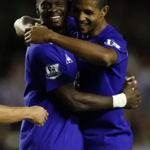 Everton's Saha and Beckford: United in Victory - Carling Cup Second Round Goal Celebration (Everton vs Huddersfield, 2010) Everton's Saha and Beckford: United in Victory - Carling Cup Second Round Goal Celebration (Everton vs Huddersfield, 2010)