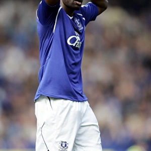 Everton's Saha Disappointed After Missing Goal vs. Liverpool