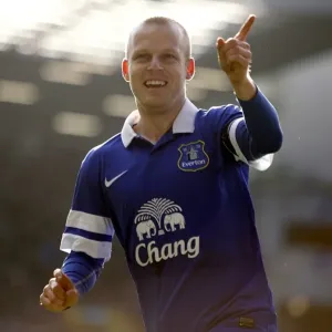 Everton FC Print - Steven Naismith FA Cup Goal Celebration Everton FC Print - Steven Naismith FA Cup Goal Celebration
