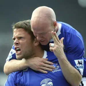 Everton FC Print: James Beattie and Andy Johnson Celebrate Everton FC Print: James Beattie and Andy Johnson Celebrate