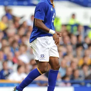 Everton FC Print: Sylvain Distin at Goodison Park Everton FC Print: Sylvain Distin at Goodison Park