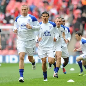 Everton FC Print - Tim Cahill Pre-Match Warm-Up Everton FC Print - Tim Cahill Pre-Match Warm-Up