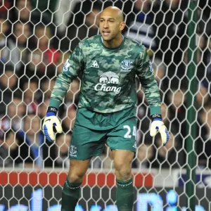 Everton's Tim Howard in Action: Premier League Battle at Britannia Stadium (01 May 2012) Everton's Tim Howard in Action: Premier League Battle at Britannia Stadium (01 May 2012)