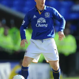Everton's Tony Hibbert in Action: Premier League Battle at Goodison Park (September 17, 2011) - Everton vs Wigan Athletic Everton's Tony Hibbert in Action: Premier League Battle at Goodison Park (September 17, 2011) - Everton vs Wigan Athletic