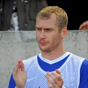 Everton's Tony Hibbert Print - Pre-Season Action