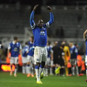 Everton's Triumph: Lukaku and Baines Celebrate Historic 3-0 Win Over Newcastle United (BPL, St. James Park - March 25, 2014) Everton's Triumph: Lukaku and Baines Celebrate Historic 3-0 Win Over Newcastle United (BPL, St. James Park - March 25, 2014)