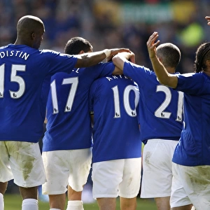 Everton's Triumph: Mikel Arteta Scores Hat-trick Against Manchester United at Goodison Park
