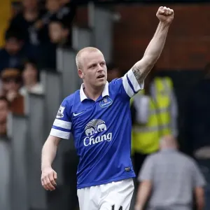 Everton's Triumph Print: Naismith Scores at Craven Cottage Everton's Triumph Print: Naismith Scores at Craven Cottage
