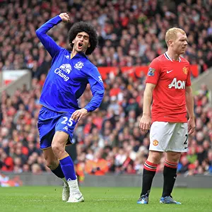Everton's Unforgettable Double: Fellaini's Brace at Old Trafford (22 April 2012 vs Manchester United)