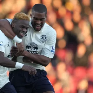 Everton's Unforgettable FA Cup Moment: Saha and Distin's Euphoric Goal Celebration (January 2011) Everton's Unforgettable FA Cup Moment: Saha and Distin's Euphoric Goal Celebration (January 2011)