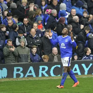 Everton's Victor Anichebe: Double Delight as He Scores Second Goal Against QPR (13-04-2013)