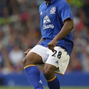 Everton's Victor Anichebe Print at Goodison Park Everton's Victor Anichebe Print at Goodison Park