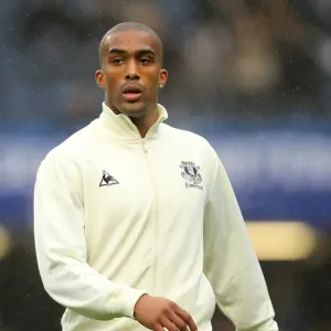 FA Cup Battle: Sylvain Distin of Everton Faces Chelsea at Stamford Bridge FA Cup Battle: Sylvain Distin of Everton Faces Chelsea at Stamford Bridge