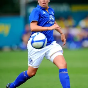 Print of 2011 FA Women's Super League match at Arriva Stadium Print of 2011 FA Women's Super League match at Arriva Stadium