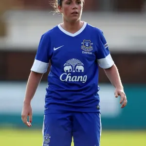 FA Womens Super League: Everton Ladies vs. Bristol Academy Women - Michelle Hinnigan in Action at Arriva Stadium