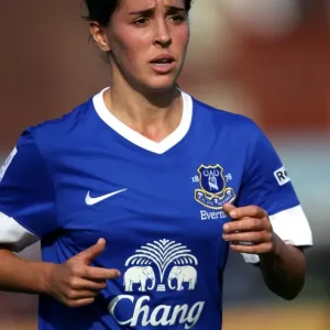 Fara Williams in Action: Everton Ladies vs. Bristol Academy (FA WSL, October 7, 2012)
