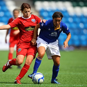 FA Women's Super League Poster Print Collection: 10 June 2012 Continental Cup Group C, Everton Ladies v Bristol Academy