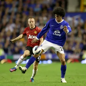 Fellaini vs. Cleverley: A Battle at Goodison Park - Everton vs. Manchester United (1-0) Fellaini vs. Cleverley: A Battle at Goodison Park - Everton vs. Manchester United (1-0)