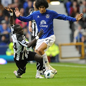 Fellaini vs. Tiote: A Premier League Battle - Everton vs. Newcastle United (September 18, 2010)