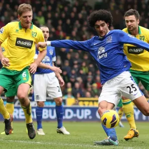 Premier League Prints: Norwich City 2 V Everton 1 : Carrow Road : 23-02-2013