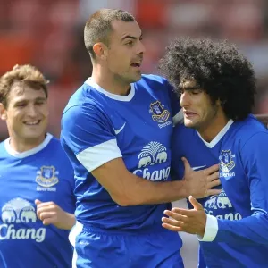 Fellaini's Disallowed Goal: A Bittersweet Moment for Everton at Southern's Testimonial (Blackpool v Everton, Bloomfield Road) Fellaini's Disallowed Goal: A Bittersweet Moment for Everton at Southern's Testimonial (Blackpool v Everton, Bloomfield Road)