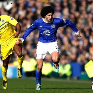 Marouane Fellaini Print - Everton FC 02-03-2013 Marouane Fellaini Print - Everton FC 02-03-2013