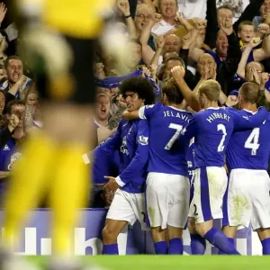 Fellaini's Stunner: Everton's First Goal Against Manchester United (1-0) at Goodison Park, 2012 Fellaini's Stunner: Everton's First Goal Against Manchester United (1-0) at Goodison Park, 2012
