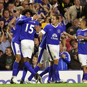 Fellaini's Stunner: Everton's Historic 1-0 Win Over Manchester United (20-08-2012)