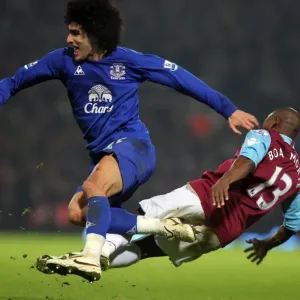 Fierce Battle: Boa Morte vs. Fellaini - West Ham United vs. Everton, Premier League (2010) Fierce Battle: Boa Morte vs. Fellaini - West Ham United vs. Everton, Premier League (2010)