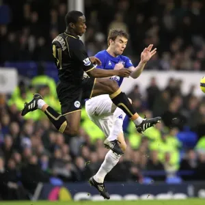 Figueroa vs. Coleman: A Battle for Supremacy at Goodison Park - Everton vs. Wigan Athletic, Barclays Premier League (December 11, 2010)