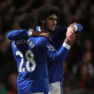 Five-Star Fellaini: Everton's Dominant Display against Cheltenham Town in FA Cup (January 7, 2013) - Marouane Fellaini Scores Fifth Goal with Victor Anichebe Five-Star Fellaini: Everton's Dominant Display against Cheltenham Town in FA Cup (January 7, 2013) - Marouane Fellaini Scores Fifth Goal with Victor Anichebe