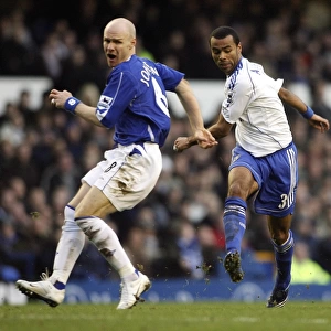 Football - Everton v Chelsea FA Barclays Premiership - Goodison Park - 17 / 12 / 06 Chelseas Ashley Col