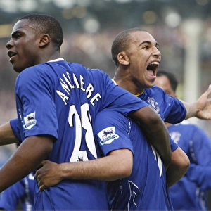 Football - Everton v Portsmouth FA Barclays Premiership - Goodison Park - 5 / 5 / 07 Evertons James Vau