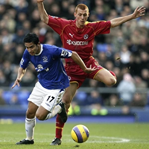 Football - Everton v Reading FA Barclays Premiership - Goodison Park - 14 / 1 / 07 Evertons Tim Cahill