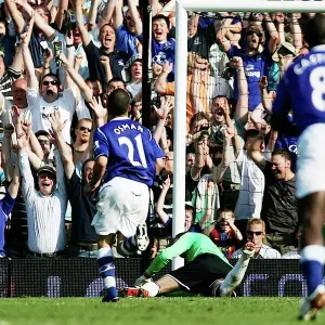 Season 08-09 Prints: Fulham V Everton