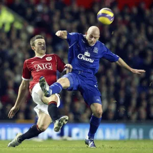 Season 06-07 Photographic Print Collection: Manchester United v Everton