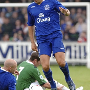 Football - Northern Ireland XI v Everton - Pre Season Friendly - Coleraine Showgrounds - 14 / 7 / 07 Evertons Nuno Valente in action Mandatory Credit: Action Images /