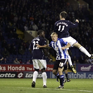 Football - Sheffield Wednesday v Everton Carling Cup Third Round - Hillsborough - 26 / 9 / 07 Evertons James McFadden (R) scores his sides second goal Mandatory Credit: Action Images / Ryan