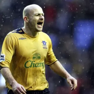 Football - Wigan Athletic v Everton FA Barclays Premiership - The JJB Stadium - 21 / 1 / 07 Evertons Le Football - Wigan Athletic v Everton FA Barclays Premiership - The JJB Stadium - 21 / 1 / 07 Evertons Le