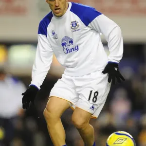 Fourth Round FA Cup Battle: Everton vs. Fulham at Goodison Park with Phil Neville (January 27, 2012) Fourth Round FA Cup Battle: Everton vs. Fulham at Goodison Park with Phil Neville (January 27, 2012)