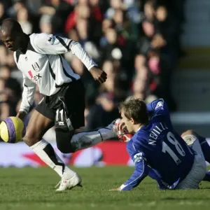 Fulham v Everton 4 / 11 / 06 Luis Boa Morte - Fulham in action against Everton Fulham v Everton 4 / 11 / 06 Luis Boa Morte - Fulham in action against Everton