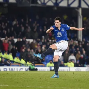 Gareth Barry Print - Everton vs West Bromwich Albion at Goodison Park Gareth Barry Print - Everton vs West Bromwich Albion at Goodison Park